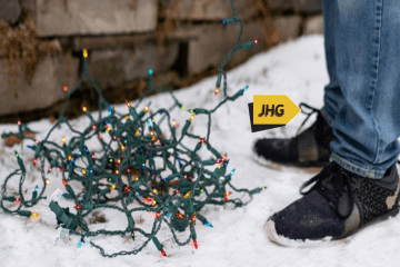 Take Christmas lights down