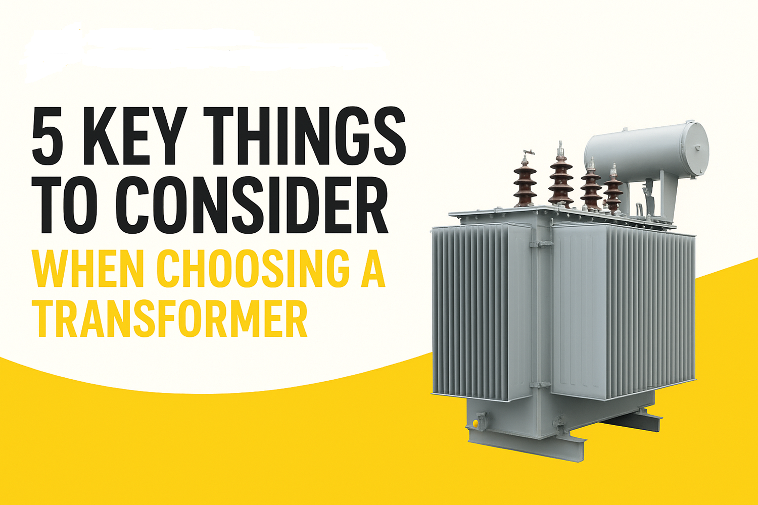 5 things to consider when choosing a transformer