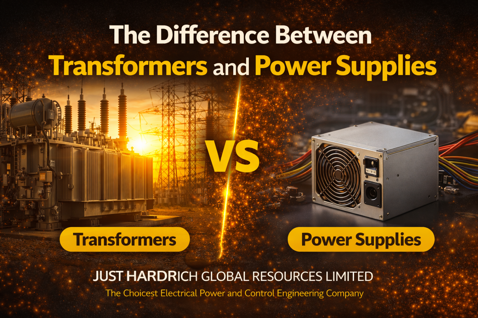 The difference between transformers and power supplies